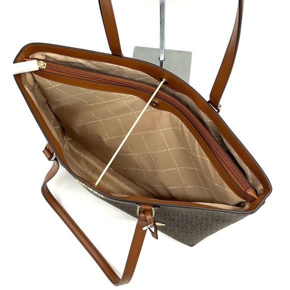 Michael Kors Bag Large Sheila Mf Tote Bag Brown/Gold - Picture 8 of 11